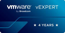 VMware vEXPERT stars badge 2026 - 4 years